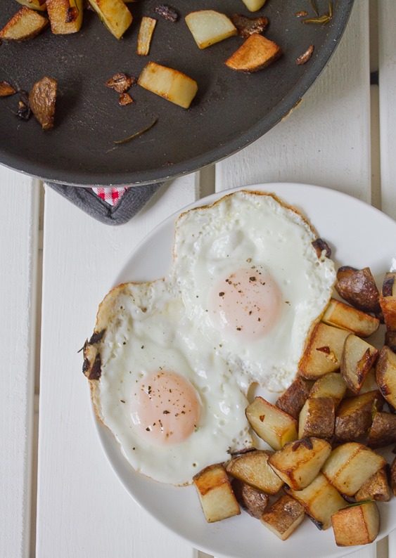 How To Make Perfect Home Fries Overhead