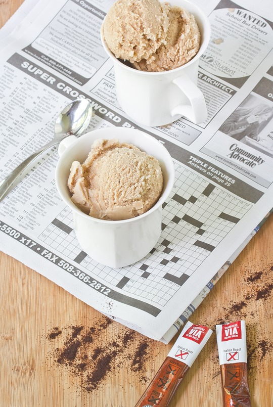 Dairy-Free Coffee Ice Cream Serving