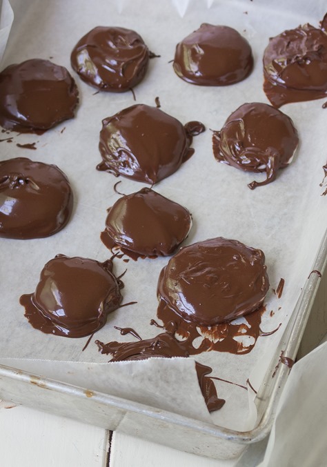 Homemade Peppermint Patties Done