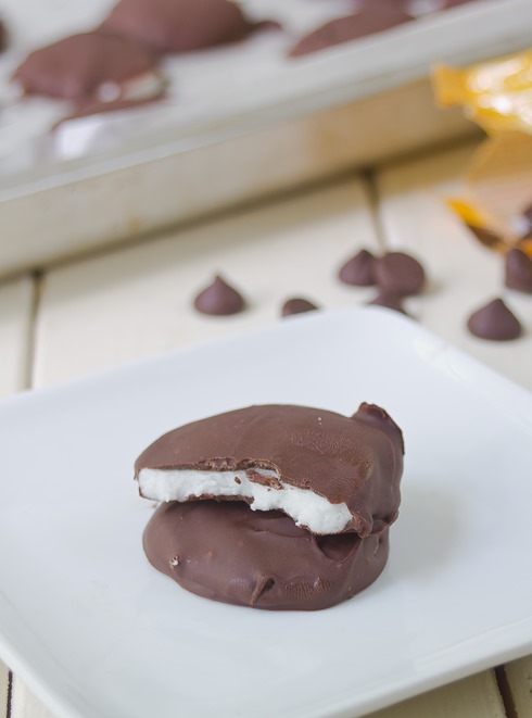 Homemade Peppermint Patties Serving