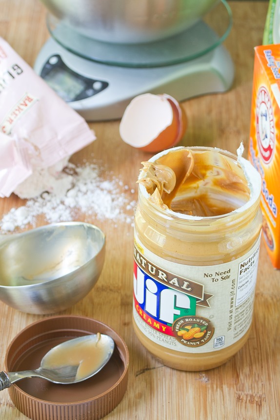 Peanut Butter Caramel Cookie Sandwiches Prep