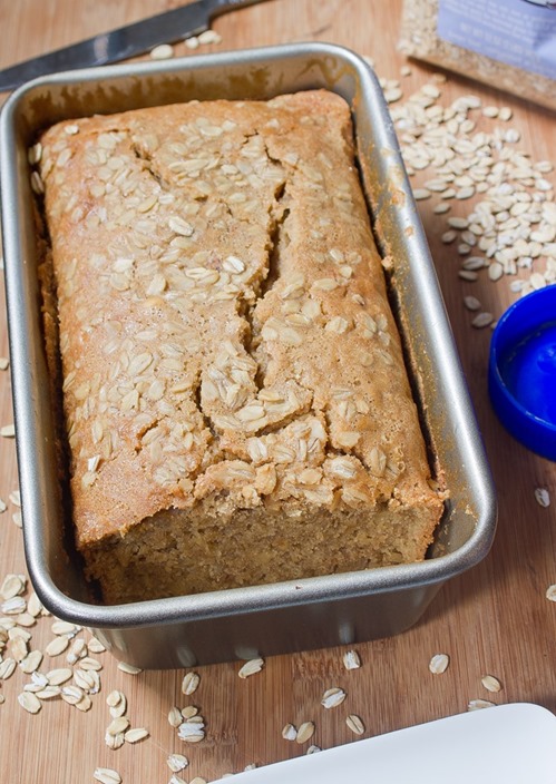 Maple Peanut Butter Quickbread Loaf