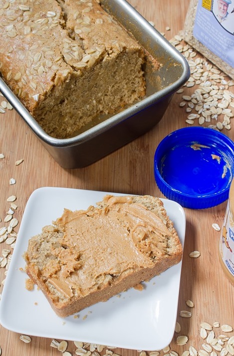 Maple Peanut Butter Quickbread