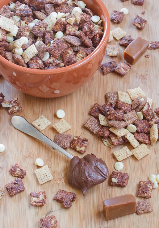 Chocolate Caramel Chex Mix