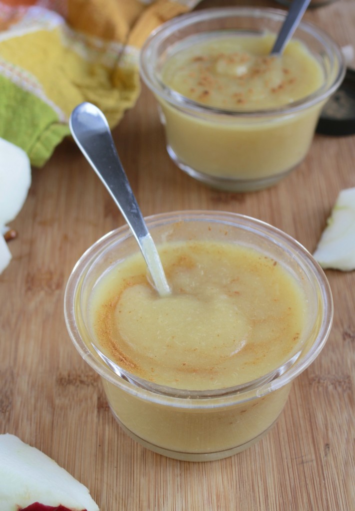 Homemade Peach Applesauce