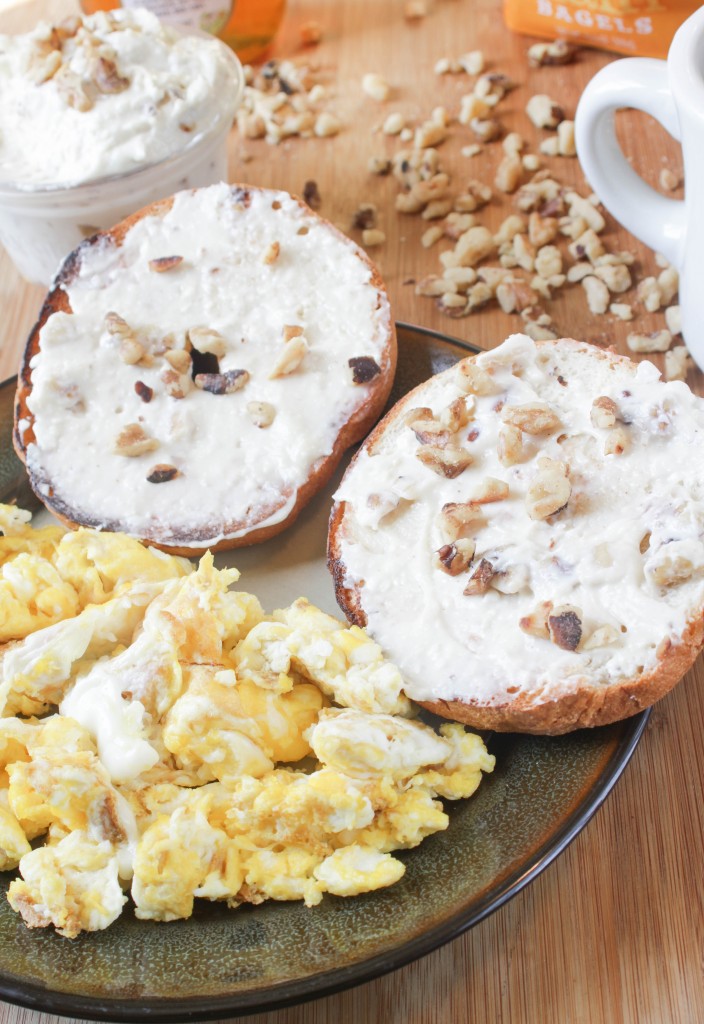 Homemade Honey Walnut Cream Cheese