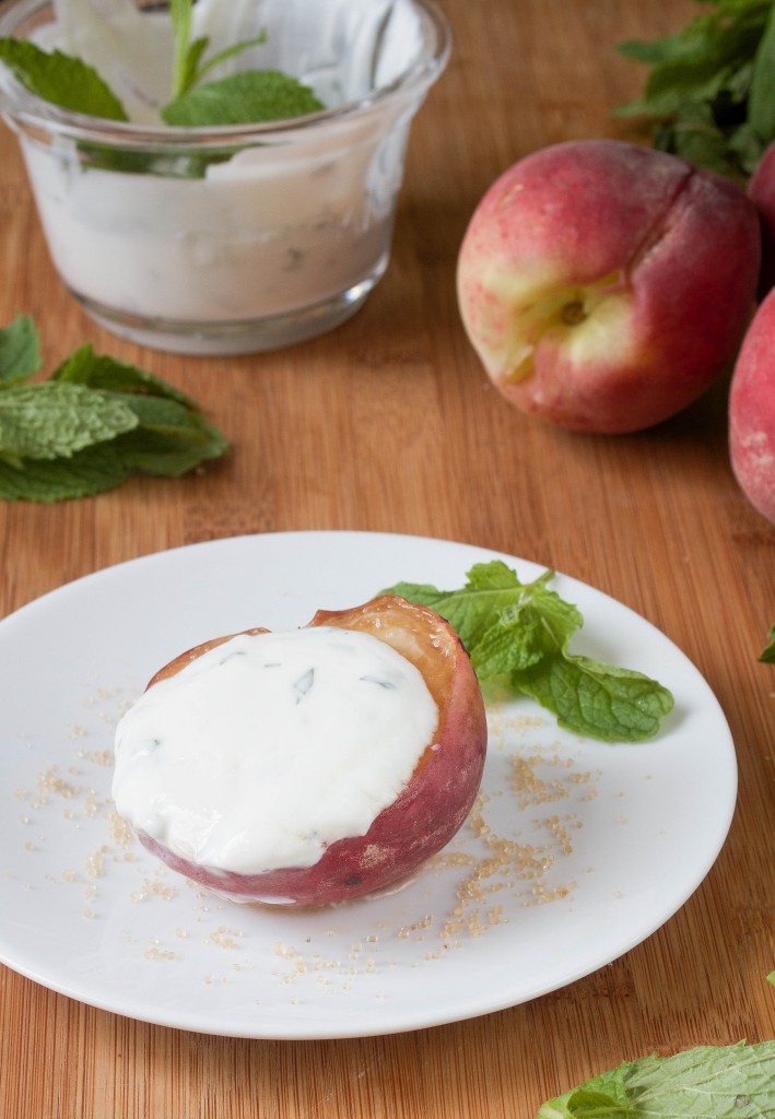 Baked Peaches and Cream