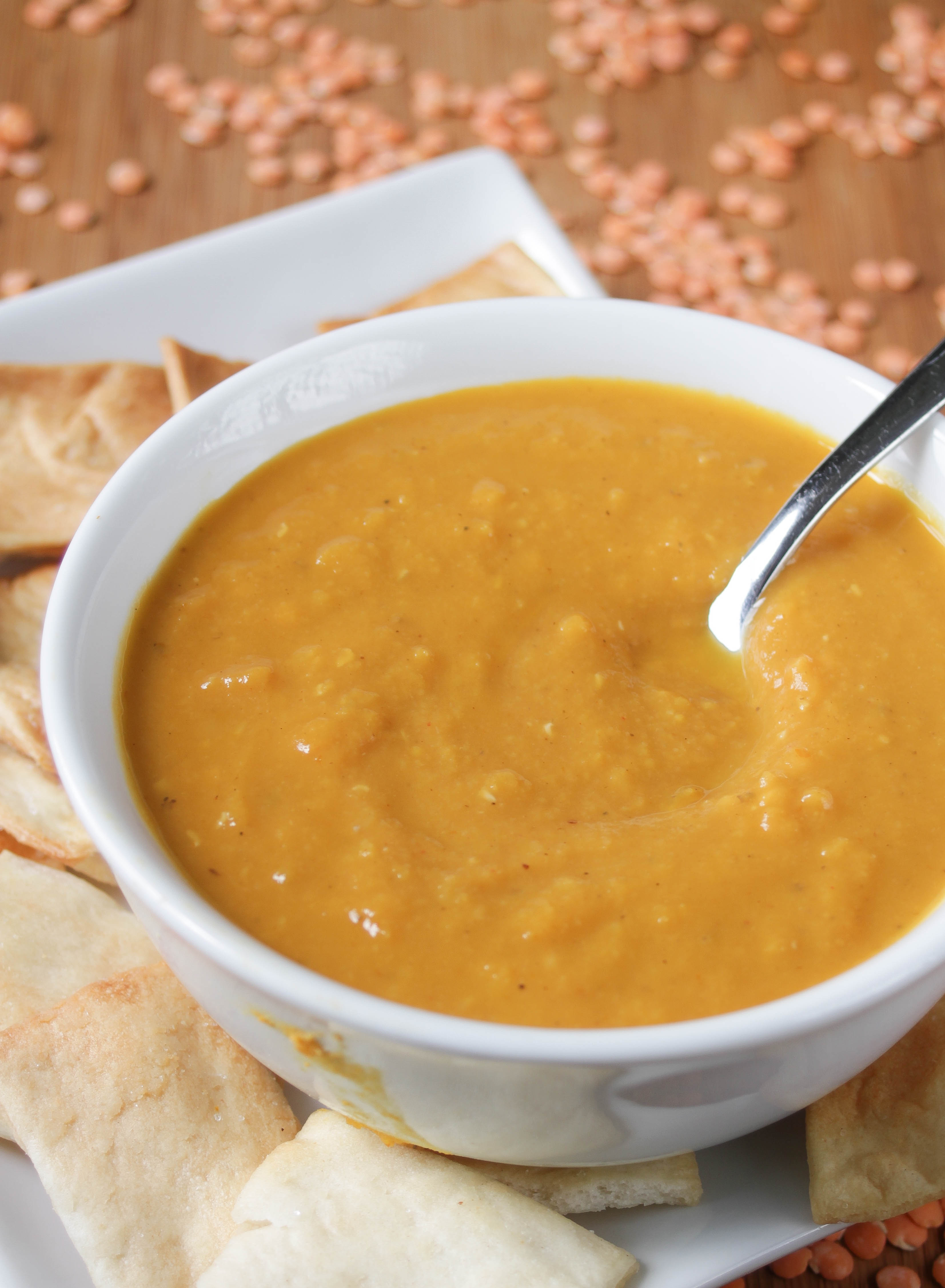 Healthy Pumpkin Lentil Soup | The Wannabe Chef