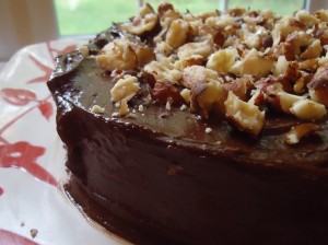 Raw Chocolate Hazelnut Cake With Chocolate Avocado Buttercream